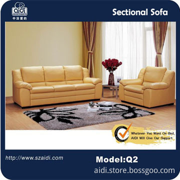 Modern Leather Sofa Suite